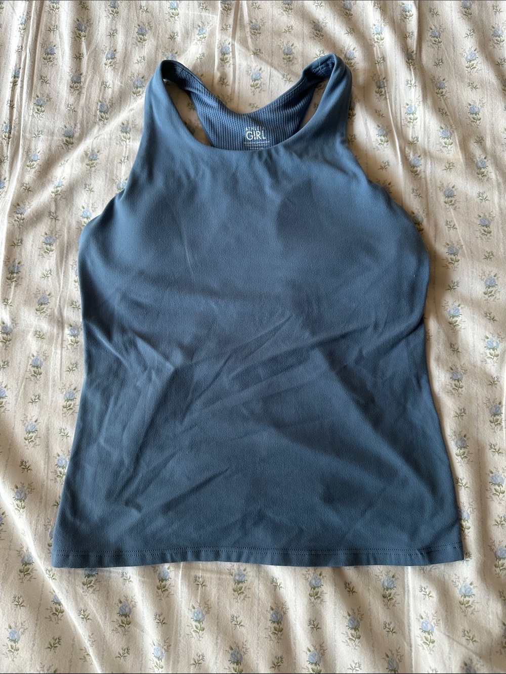 Athleta Slate Blue Racerback Tank